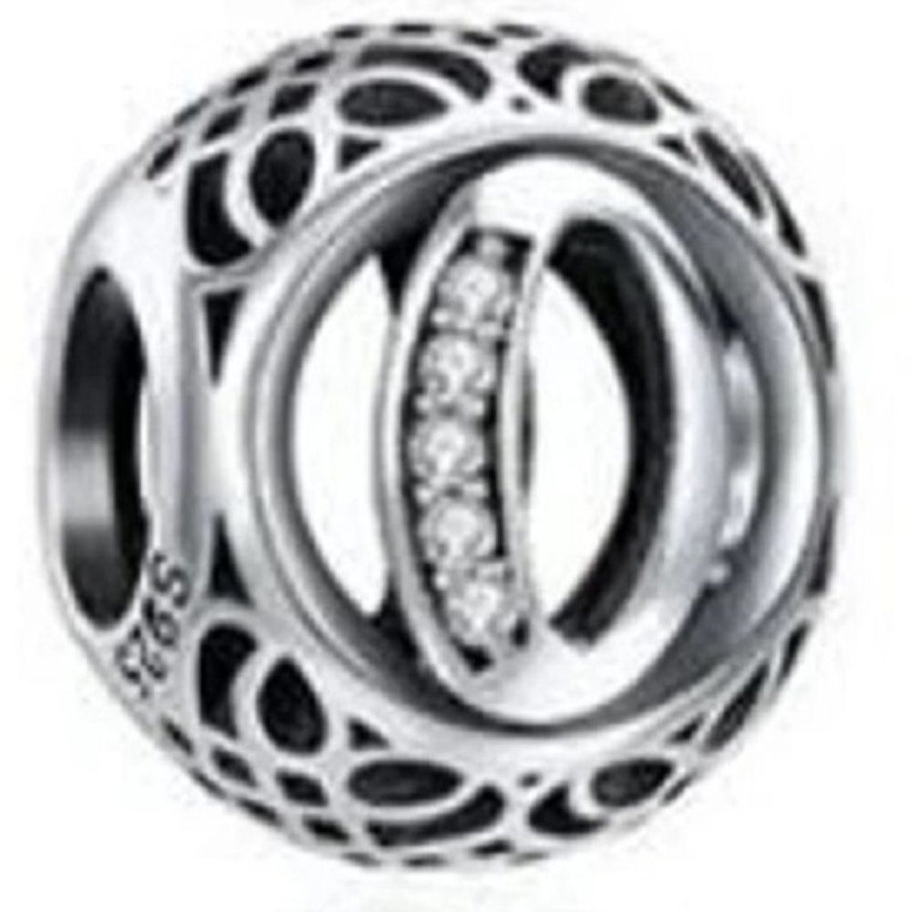 Pandora Initial Alphabet Character Letter O Charm
